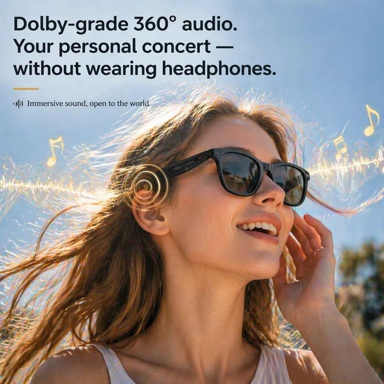 AI Smart Glasses with 8MP Camera | Smart Recording Glasses
Description: