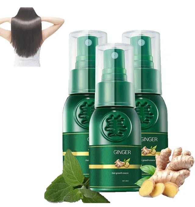 100% natural Ginger Hair Growth Care Spray –buy 1 get 1 free order today (MAN/WOMAN) Lightweight Scalp &amp; Hair Care (No side-effects)